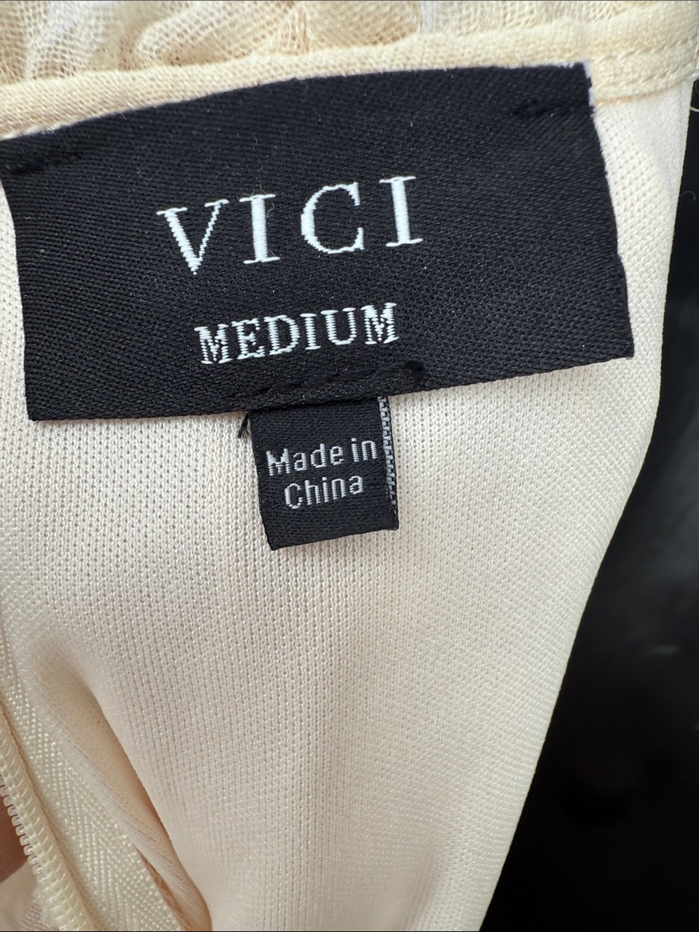 VICI Cross of Sunlight Tulle Maxi Dress - Cream size M - Picture 5 of 11
